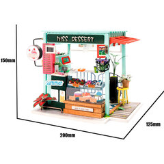 Ice Cream Station miniatūra māja 3D puzzle cena un informācija | Puzles, 3D puzles | 220.lv