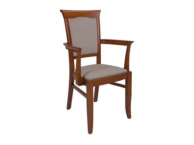 Ēdamistabas krēsls BRW Kent_P, smilškrāsas/brūns cena un informācija | Virtuves un ēdamistabas krēsli | 220.lv