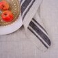 Lina galda salvetes Black Stripes, 2 gab, 40x40 cm. cena un informācija | Galdauti, salvetes | 220.lv