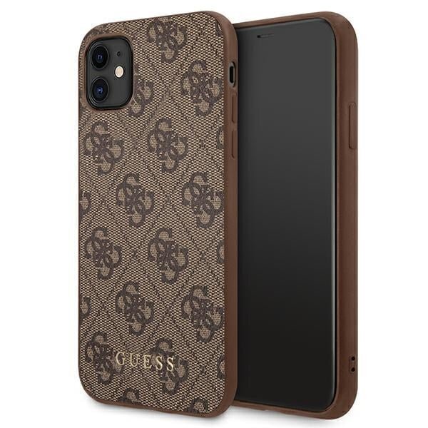 GUESS 4G Metal Gold - Iphone 11 cena un informācija | Telefonu vāciņi, maciņi | 220.lv