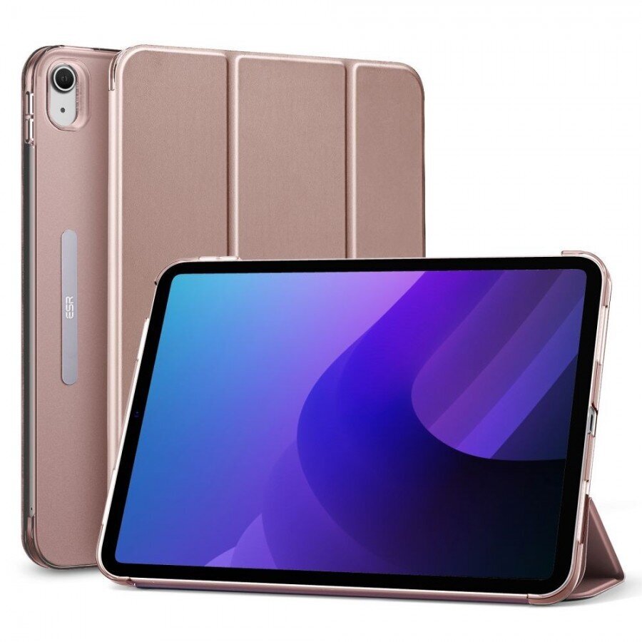 ESR Ascend TRIFOLD - iPad 10.9 2022 Rose Gold cena un informācija | Somas, maciņi | 220.lv