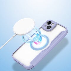 Dux Ducis Skin X Pro - iPhone 14 Plus - Magnetic MagSafe Flip, violets cena un informācija | Telefonu vāciņi, maciņi | 220.lv