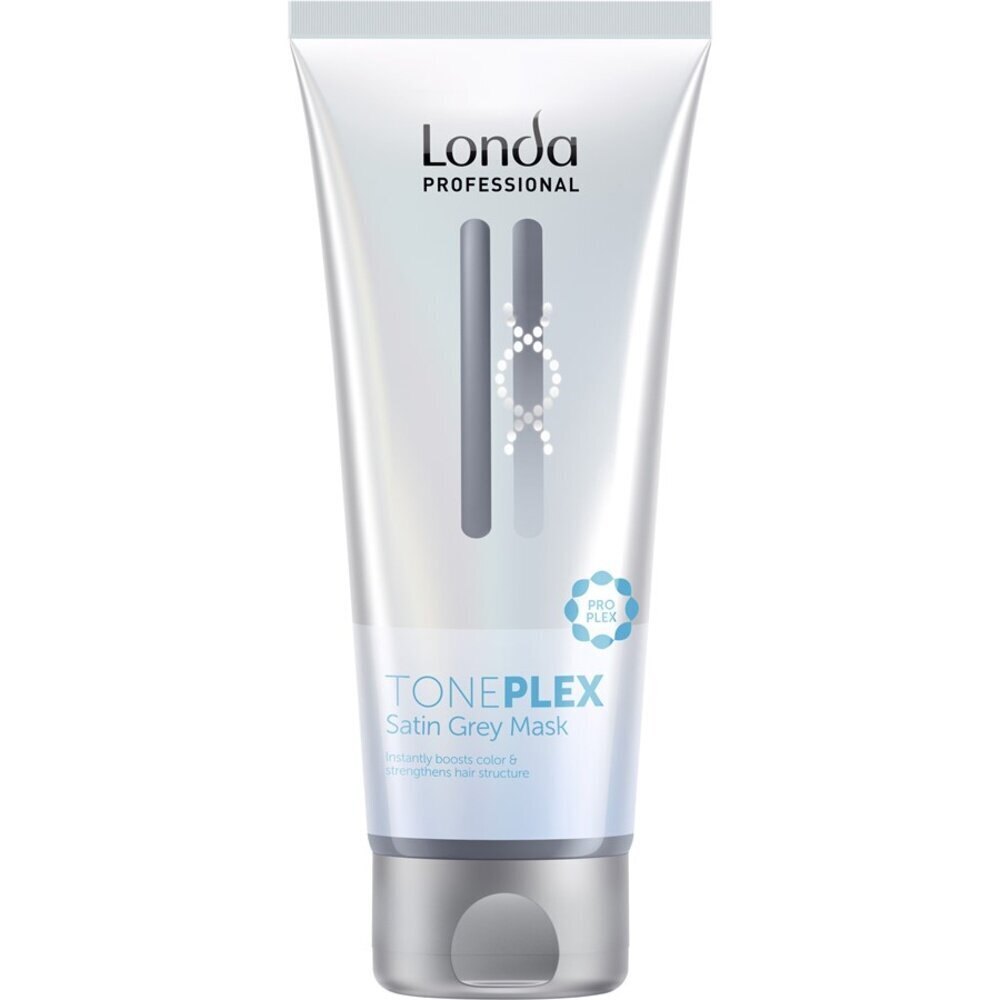 Krāsojoša matu maska Londa Professional Toneplex Mask Satin Grey, 200 ml cena un informācija | Matu krāsas | 220.lv