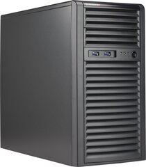 Supermicro CSE-731I-404B, 400W, Mini Tower, melns cena un informācija | Datoru korpusi | 220.lv