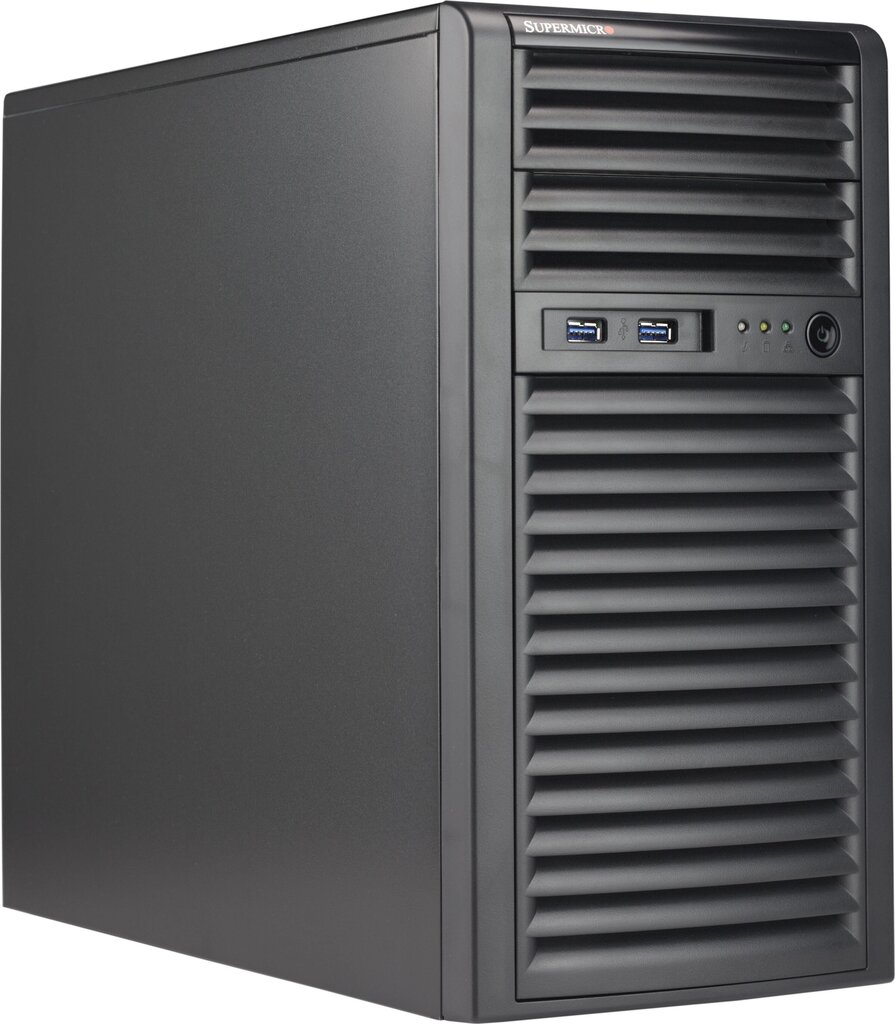 Supermicro CSE-731I-404B, 400W, Mini Tower, melns cena un informācija | Datoru korpusi | 220.lv