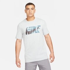 Vīriešu treniņu T-krekls Nike M Dri-Fit Camo GFX, pelēks цена и информация | Мужские футболки | 220.lv