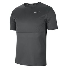 Мужская тренировочная футболка Nike M NK DF Run Top SS, серая цена и информация | Мужская спортивная одежда | 220.lv