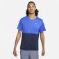 Vīriešu treniņu T-krekls Nike M NK DF Run Top SS, zils/melns cena un informācija | Vīriešu T-krekli | 220.lv