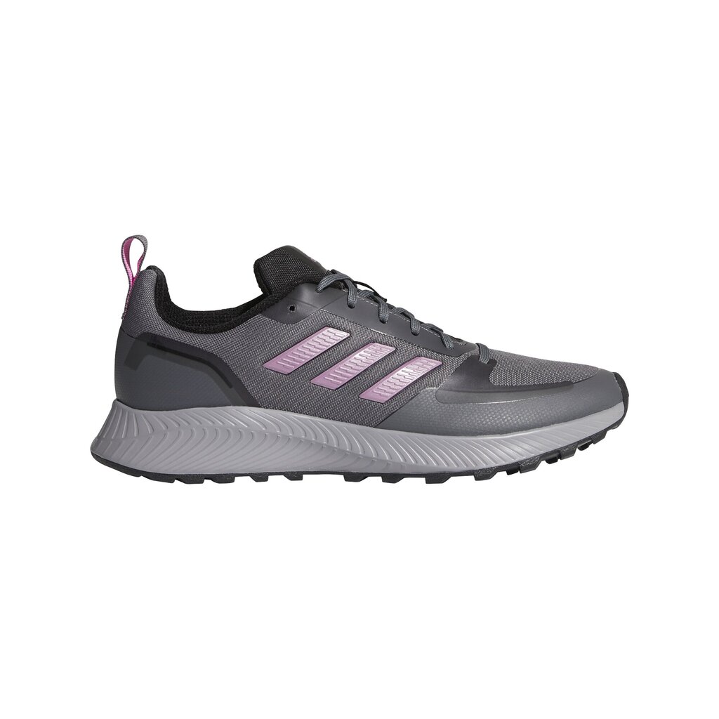 Sporta apavi sievietēm Adidas Runfalcon 2.0 Trail, pelēki/rozā cena un informācija | Sporta apavi sievietēm | 220.lv