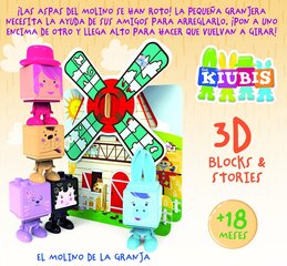 Radoša spēle mazuļiem Educa 3D The Kubis The Farm Mill цена и информация | Развивающие игрушки | 220.lv