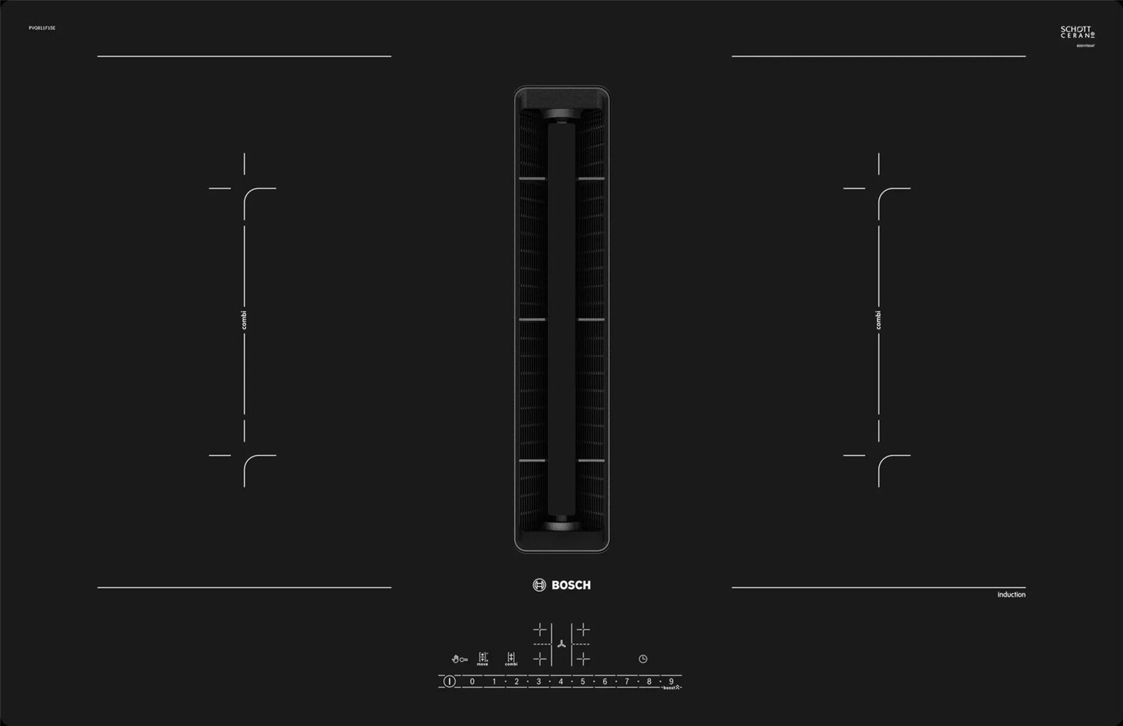 Bosch PVQ811F15E cena un informācija | Plīts virsmas | 220.lv