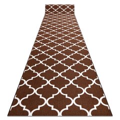 Rugsx ковровая дорожка Maroko 30351, коричневая, 67 cм цена и информация | Ковры | 220.lv