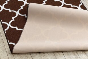 Rugsx ковровая дорожка Maroko 30351, коричневая, 133 cм цена и информация | Ковры | 220.lv