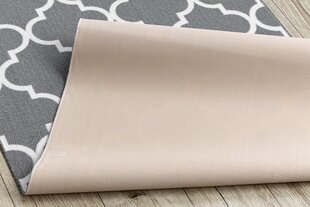 Rugsx ковровая дорожка Trellis 30352, серая, 67 см цена и информация | Ковры | 220.lv