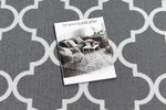 Rugsx ковровая дорожка Maroko 30352, серая, 133 cм