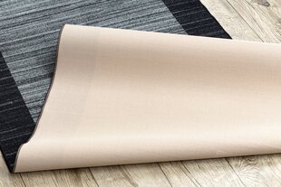 Rugsx ковровая дорожка Streifen, антрацит, 67 см цена и информация | Ковры | 220.lv