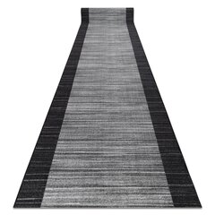 Rugsx ковровая дорожка Streifen, антрацит, 67 см цена и информация | Ковры | 220.lv