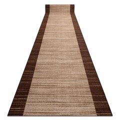 Rugsx ковровая дорожка Streifen, коричневая, 57 см цена и информация | Ковры | 220.lv