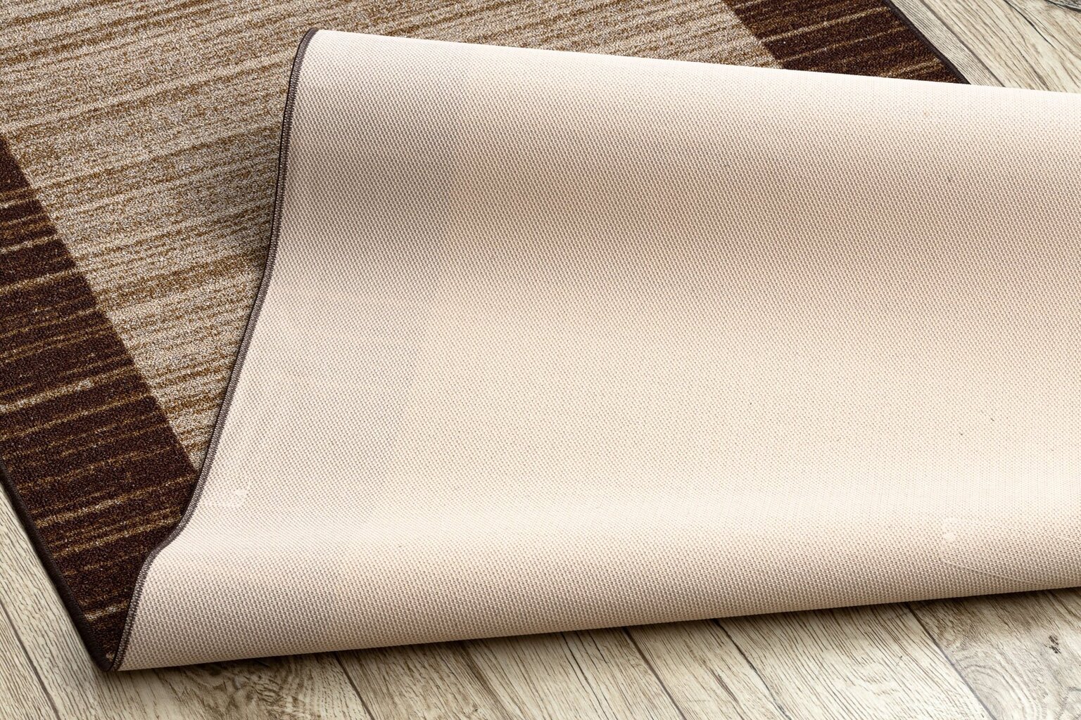 Paklājs STREIFEN, 67 cm, brūns цена и информация | Paklāji | 220.lv