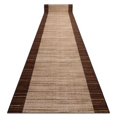 Rugsx ковровая дорожка Streifen, коричневая, 80 см цена и информация | Ковры | 220.lv