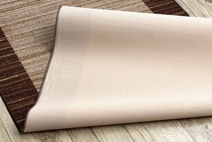 Rugsx ковровая дорожка Streifen, коричневая, 80 см цена и информация | Ковры | 220.lv