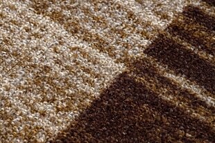 Rugsx ковровая дорожка Streifen, коричневая, 90 см цена и информация | Ковры | 220.lv