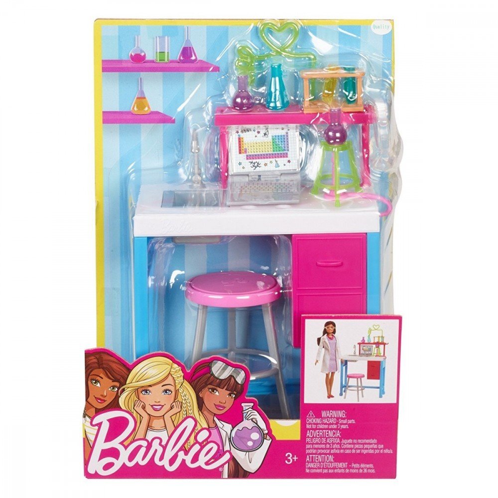 Rotaļu laboratorija lellēm Barbie, Mattel FJB25/FJB28 cena un informācija | Rotaļlietas meitenēm | 220.lv