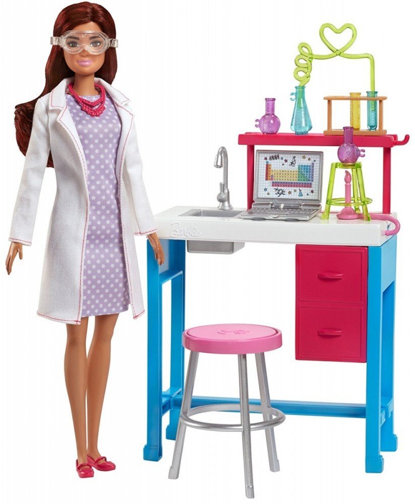 Rotaļu laboratorija lellēm Barbie, Mattel FJB25/FJB28 cena un informācija | Rotaļlietas meitenēm | 220.lv