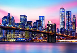 Puzle Educa Brooklyn Bridge Neon, 1000 gabaliņi cena un informācija | Puzles, 3D puzles | 220.lv