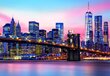 Puzle Educa Brooklyn Bridge Neon, 1000 gabaliņi цена и информация | Puzles, 3D puzles | 220.lv