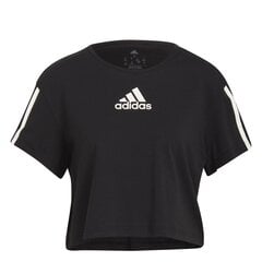 Футболка женская тренировочная Adidas W TC Cro T, черная цена и информация | Спортивная одежда для женщин | 220.lv
