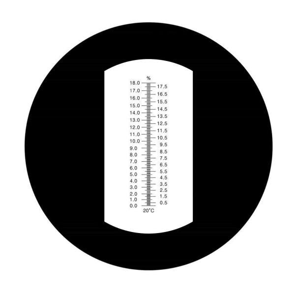 Refraktometrs 0-18°Plato ar ATC cena un informācija | Rokas instrumenti | 220.lv