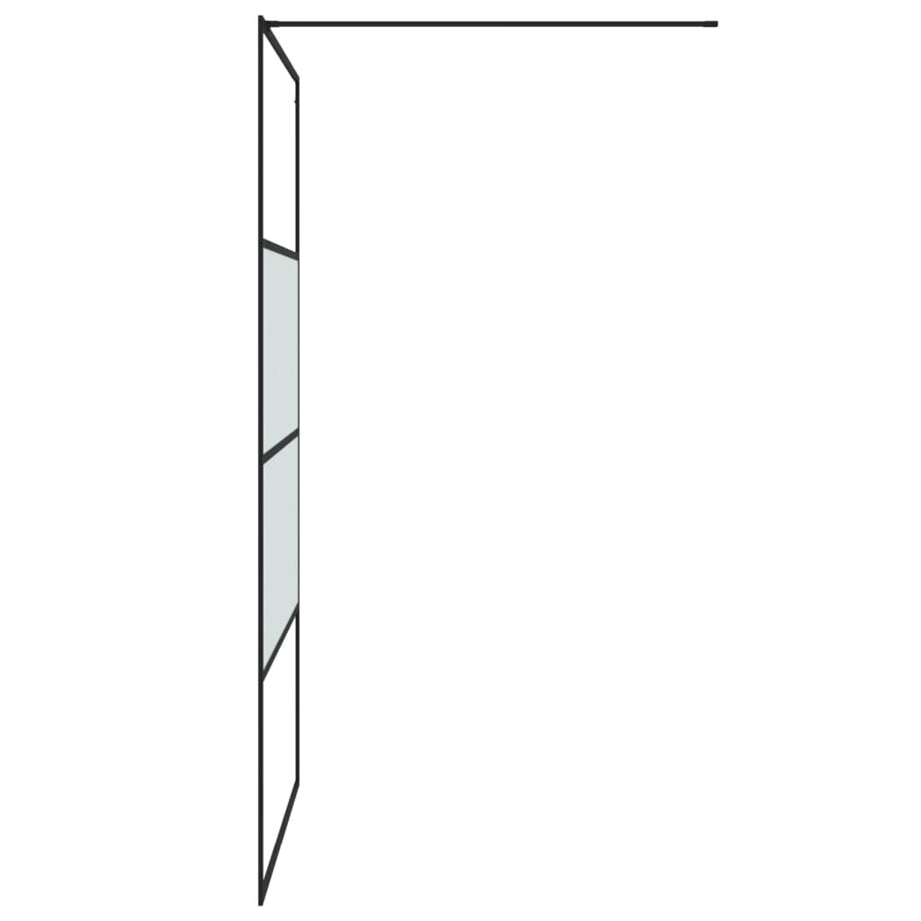 Dušas siena, 115x195cm, matēts esg stikls cena un informācija | Dušas durvis, dušas sienas | 220.lv
