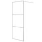 Dušas siena, 80x195cm, esg stikls cena un informācija | Dušas durvis, dušas sienas | 220.lv
