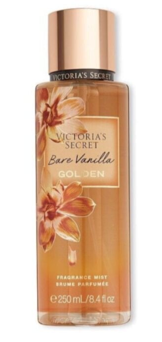 Victoria's Secret Bare Vanilla Golden ķermeņa aerosols, 250 ml cena un informācija | Parfimēta sieviešu kosmētika | 220.lv