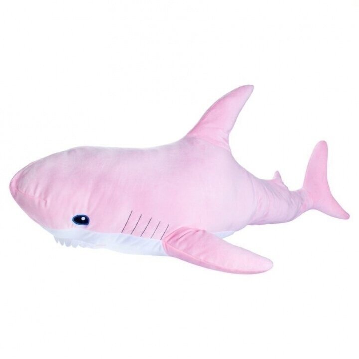 Plīša rotaļlieta Rozā haizivs Fancy, 98 cm cena un informācija | Mīkstās (plīša) rotaļlietas | 220.lv
