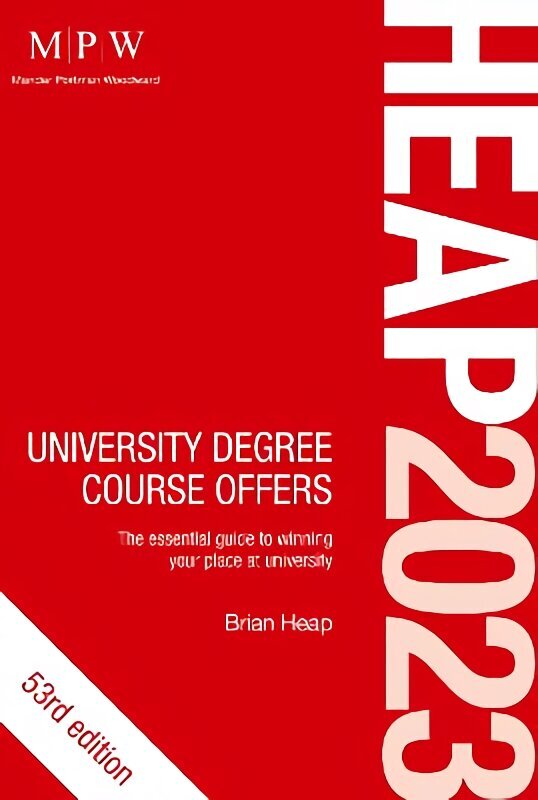 HEAP 2023: University Degree Course Offers 53rd Revised edition цена и информация | Pašpalīdzības grāmatas | 220.lv