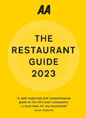 AA Restaurant Guide 2023 29th New edition cena un informācija | Ceļojumu apraksti, ceļveži | 220.lv