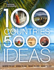 100 Countries, 5000 Ideas: Where to Go, When to Go, What to See, What to Do цена и информация | Путеводители, путешествия | 220.lv