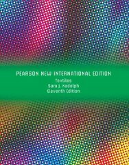 Textiles: Pearson New International Edition 11th edition цена и информация | Книги об искусстве | 220.lv