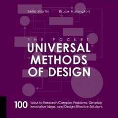 Pocket Universal Methods of Design: 100 Ways to Research Complex Problems, Develop Innovative Ideas, and Design Effective Solutions cena un informācija | Mākslas grāmatas | 220.lv