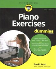 Piano Exercises For Dummies, 2nd Edition 2nd Edition cena un informācija | Mākslas grāmatas | 220.lv