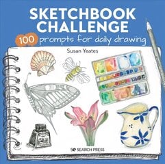 Sketchbook Challenge: 100 Prompts for Daily Drawing цена и информация | Книги об искусстве | 220.lv