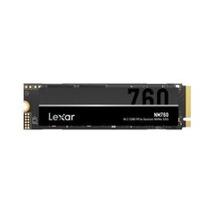 Жесткий диск Lexar NM760, 1TB M.2 2280 PCIe Gen4x4 NVMe SSD цена и информация | Внутренние жёсткие диски (HDD, SSD, Hybrid) | 220.lv