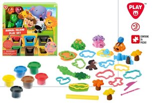 Набор пластилина Остров животных Play, 3+ цена и информация | Развивающие игрушки | 220.lv