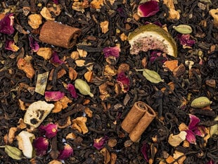 Melnās tējas maisījums Pu Erh "Fig/ Raisin/Cinnamon with Hemp" 100 g cena un informācija | Tēja | 220.lv