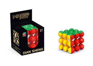 Rubika kuba puzle 3x3, bez uzlīmēm cena un informācija | Galda spēles | 220.lv