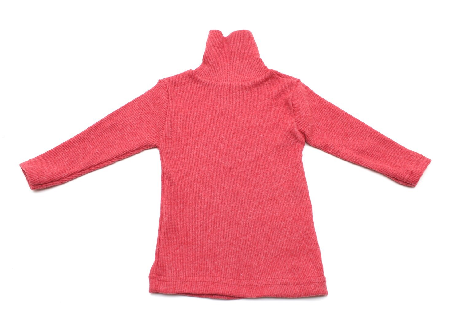 Džemperis ar augstu kaklu, sarkanā krāsā cena un informācija | Jakas, džemperi, žaketes, vestes meitenēm | 220.lv