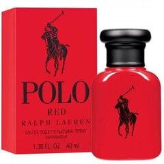 Tualetes ūdens Polo Red by Ralph Lauren EDT vīriešiem, 40 ml цена и информация | Мужские духи | 220.lv