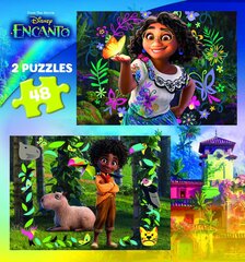 Puzle Educa Disney Encanto, 2x48 detaļas cena un informācija | Puzles, 3D puzles | 220.lv